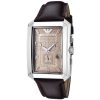 Armani Analog Brown Men's Ar0473 Leather Watch-0
