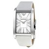 Armani Analog Silver Men's Ar2045 Leather Watch-0