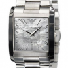 Emporio Armani Slim Mens Quartz Silver Tone Roman Numberal Watch AR2011