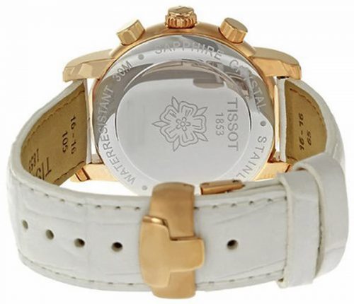 Tissot Dressport Mother Of Pearl Women's T050.217.36.112.00 Leather Watch-39