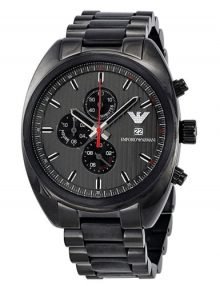 Armani Chronograph Grey Men's Ar5913 Steel Watch-0