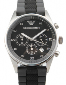 Emporio Armani Men's AR5866 Black Chronograph Dial Watch