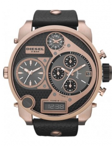 Diesel SBA Analog-Digital Oversize Triple Time Zone Men's Watch - DZ7261