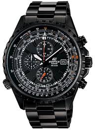 Casio EF527BK-1AV Edifice Mens Chronograph Slide Rule Function Date Display Watch