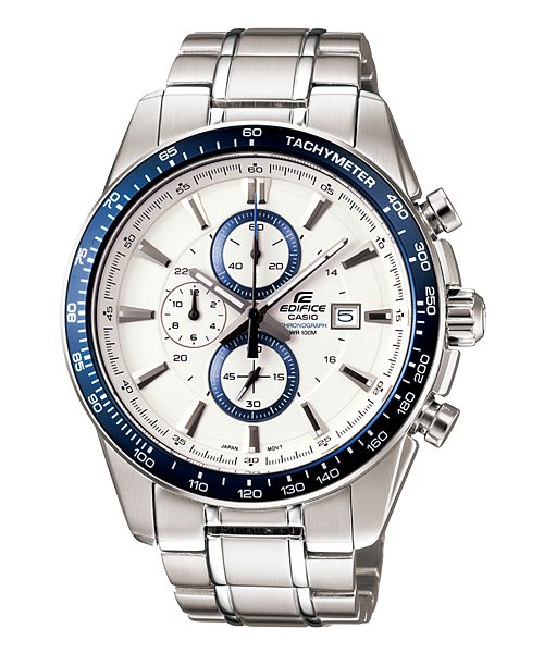 Casio Edifice EF-547D-7A2VDF Stainless Steel Men's Sports Chronograph Watch