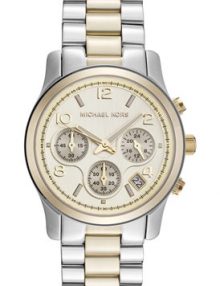 Michael Kors Chronograph Two Tone Stainless Steel Women's Watch MK5137