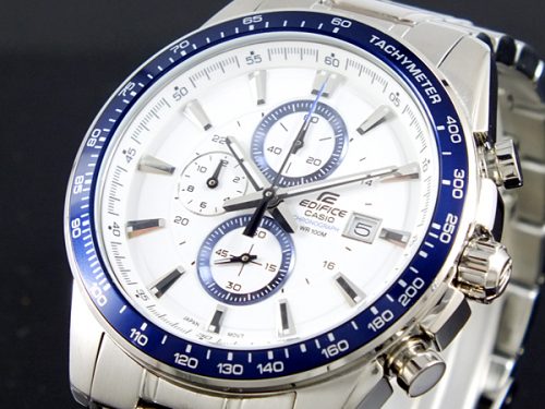 Casio Edifice EF-547D-7A2VDF Stainless Steel Men's Sports Chronograph Watch