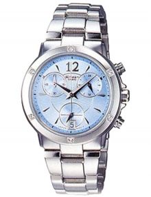 Casio Sheen Shn-5002D-2A Blue Womens' Steel Wrist Watch-0