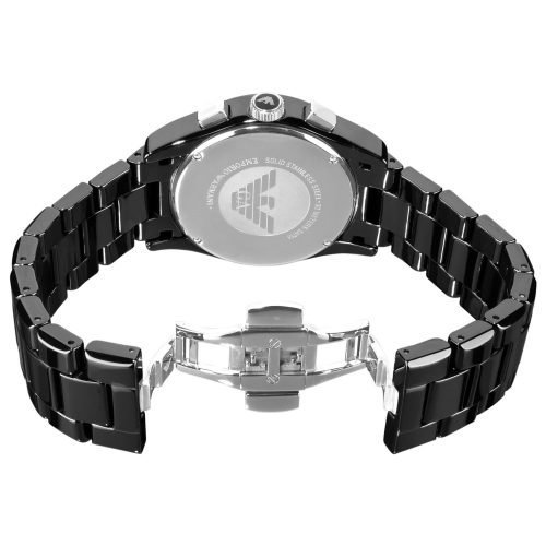 Emporio Armani Ceramic Black Chronograph Dial Men's Watch AR1400