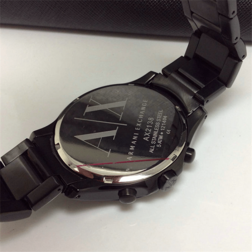 Armani Exchange AX2138 Black Stainless Steel Mens Watch