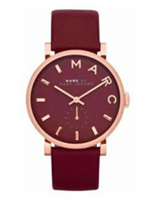Marc by Marc Jacobs MBM1267 Baker Rose Dial Rose Leather Ladies Watch