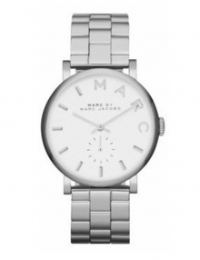 Marc by Marc Jacobs MBM3242 Baker White Dial Stainless Steel Ladies Watch