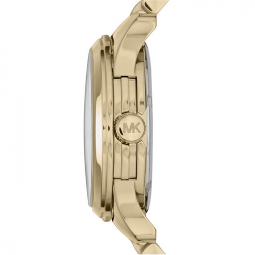 Michael Kors MK5730 Mid Size Green Glitz Gold Tone Watch