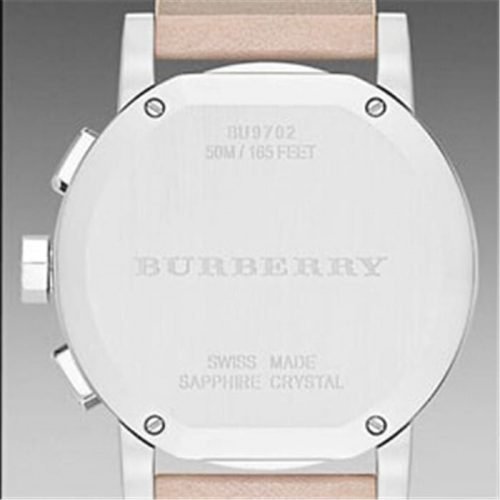 Burberry BU9702 Watch City Ladies - Brown Dial Stainless Steel Case