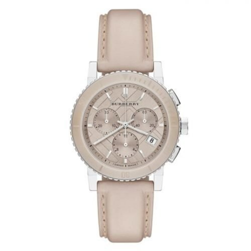 Burberry BU9702 Watch City Ladies - Brown Dial Stainless Steel Case