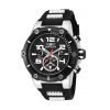 Invicta 17202SYB Men's "Speedway" Stainless Steel Watch With Black and Silver-Tone Band