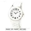Marc by Marc Jacobs MBM2503 Womens White Dial & Silicone Band Watch