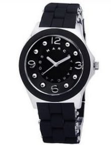 Marc by Marc Jacobs MBM2544 Pelly Black Watch with Rubber Band