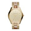 Michael Kors MK4300 Women's Multicolor Steel Bracelet gold Dial 42mm Case Watch
