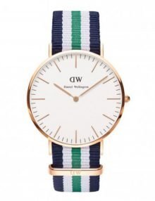 Daniel Wellington 0108DW Gents Classic Nottingham White Dial Watch 40mm