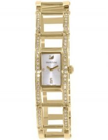 Swarovski 1186076 Indira Ladies Yello Gold Tone Bracelet Watch