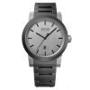 Hugo Boss 1512957 Gents Analogue Quartz White Dial Watch with Black Silicone Strap