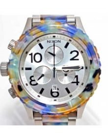 Nixon A0371116 CHRONO Water Color Acetate Ladies Watch
