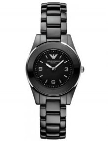 Emporio Armani ceramic Ladies Mother of Pearl Watch AR1438
