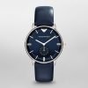 Emporio Armani ARMANI GIANNI Blue Leather Men's Watch AR1647