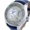 Emporio Armani AR4609 Mens Meccanico Automatic Blue Leather Band with Beige Dial