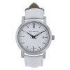 Burberry Unisex White Dial&Leather Strapstainless steelstainless steel Case Watch BU1380