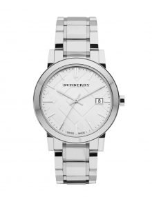 Burberry BU9000 The City Large Check Silver Dialstainless steelstainless steel Unisex Watch