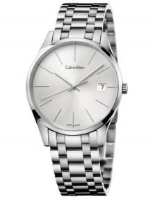 Calvin Klein K4N23146 Unisex Time Classic Silverstainless steel Watch 34mm Dial