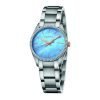 Calvin Klein K5R33B4X Ladiess Blue Dial Watch with Silverstainless steelstainless steel Band