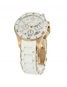 Marc Jacobsstainless steelstainless steel White Silicone Strap tortoise White Dial Women's Watch MBM2547