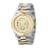 Buy Michael Kors Unisex Two-Tone Oversize Runway Watch MK8098 $189.95 - designerswatch.Com