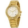 DKNY NY2259 Chambers Womens Gold-Tone White Pearlized Watch