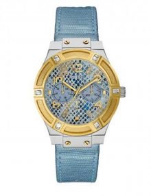 Guess W0289L2 Jet Setter Ladies Day & Date Stone Set Watch