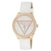 GUESS White Leather & Dail Ladie's Watch W75030L $89.95 - designerswatch.Com
