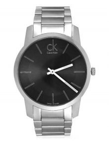 Calvin Klein K2G21161 CK City Men's Black Stainless Steel Bracelet Watch