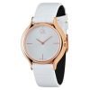 Calvin Klein K2U236K6 Skirt Women's Silver Dial Quartz Stainless Steel Rose Gold Plated Watch