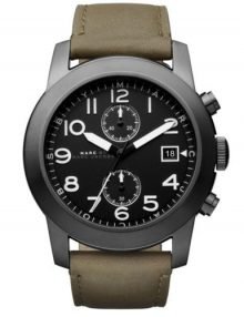 Marc by Marc Jacobs Larry MBM5034 Gents Black Ion Plated Stainless Steel Chronograph Watch