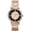 Michael Kors MK3339 Caitlin Women's Black Dial Rose Gold Stainless Steel Analog Quartz Watch