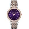 Michael Kors MK3353 Darci Women's Purple Dial Rose Gold Stainless-Steel Quartz Watch