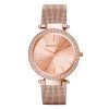 Michael Kors MK3369 Darci Women's Rose Gold-Tone Stainless Steel Mesh Bracelet Watch