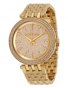 Michael Kors MK3438 Women's Darci Gold-Tone Stainless Steel Bracelet Watch