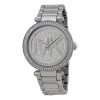 Michael Kors MK5925 Parker Women's Silver Dial Crystal Pave Stainless Steel Watch