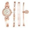 Anne Klein AK2238RGST Ladies Rose Gold Plated Stainless Steel Watch