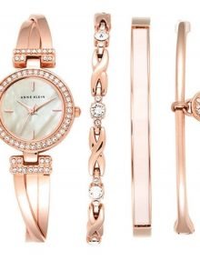 Anne Klein AK2238RGST Ladies Rose Gold Plated Stainless Steel Watch