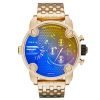 Diesel DZ7347 Little Dady Gents Gold Plated Stainless Steel Chronograph Watch